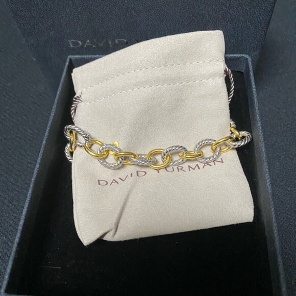 David Yurman Silver and Gold Bracelet - Picture 4 of 4